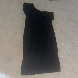 Knee length one shoulder Calvin Klein worn once size six